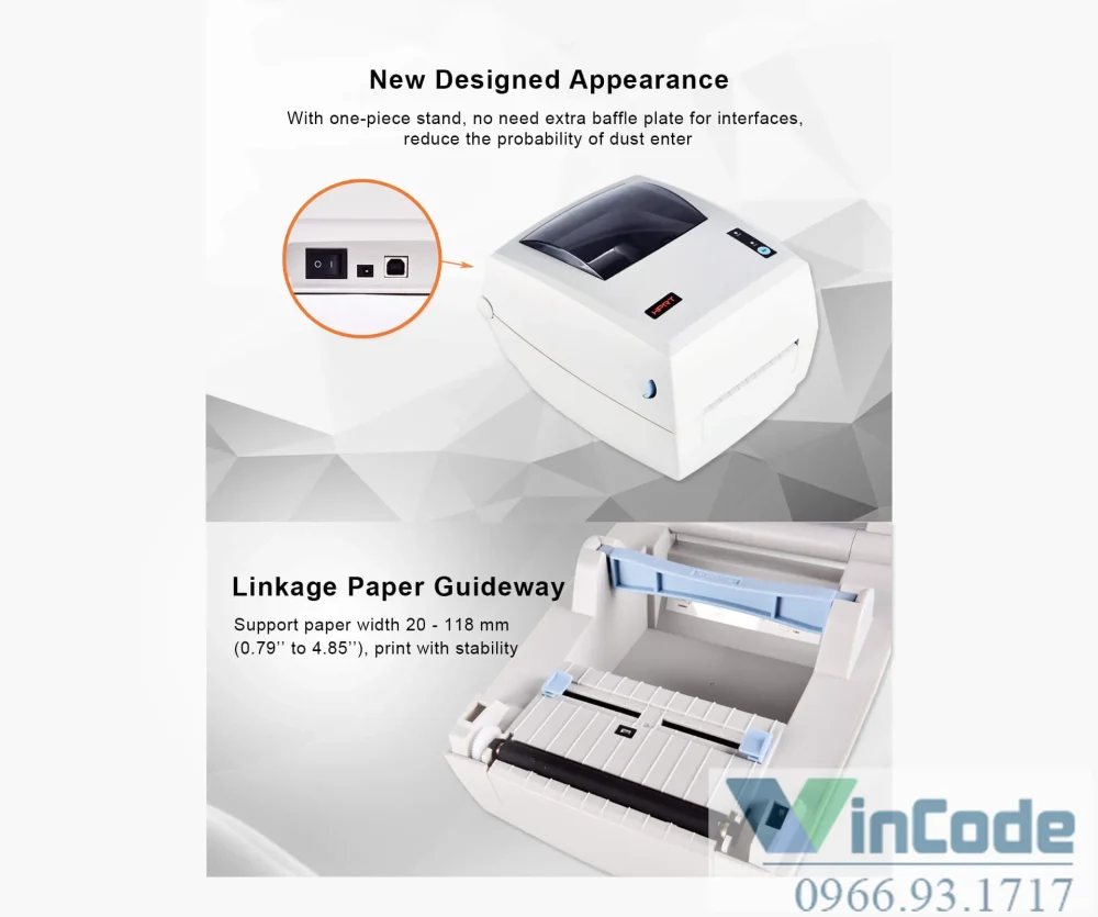 Tính năng máy in mã vạch nhiệt