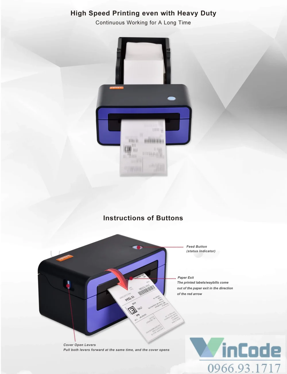 Công nghệ in và tính năng Error Reprint