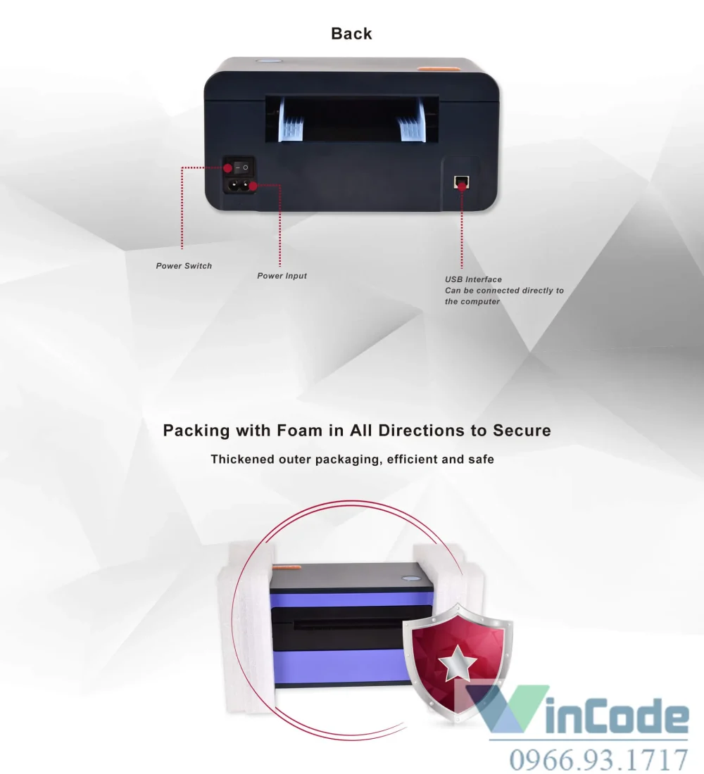 Ứng dụng của máy in tem vận chuyển