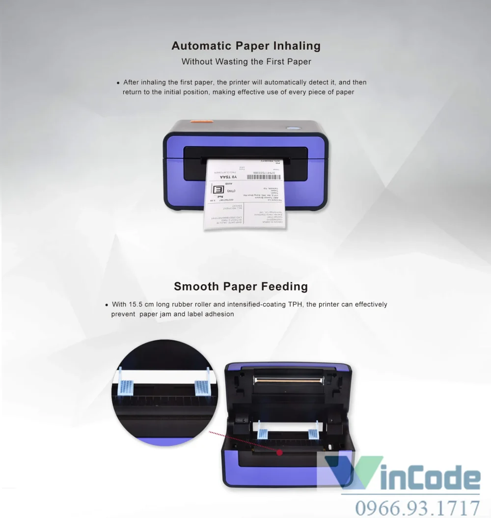 Máy in tem vận chuyển 4 inch