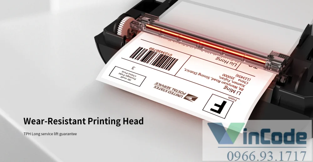 Tem nhãn in sắc nét