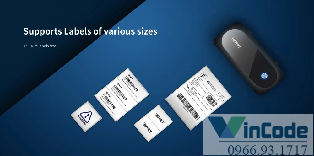 Nhãn in rõ nét trên các sản phẩm