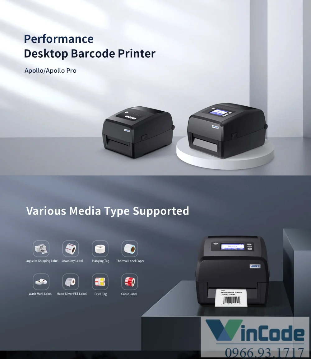 Máy In Mã Vạch 4 Inch Thermal Transfer