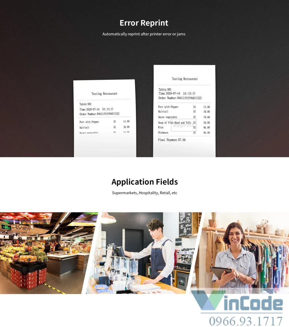 Máy in hóa đơn tiện lợi