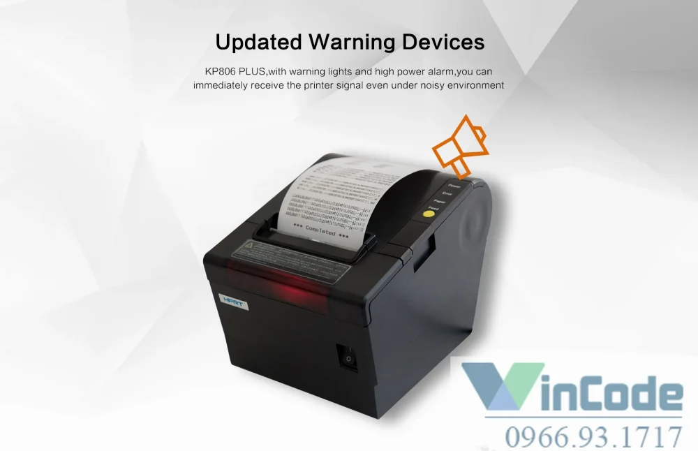 Tốc độ in nhanh máy in nhiệt 80mm