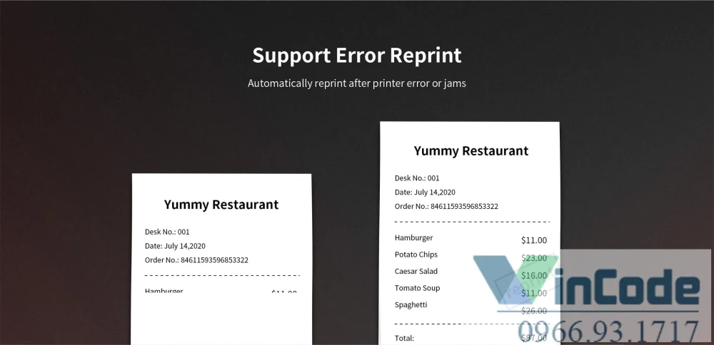Ứng dụng đa dạng máy in hóa đơn