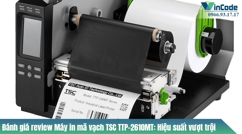 Đánh giá review Máy in mã vạch TSC TTP-2610MT – Toàn tập từ A đến Z