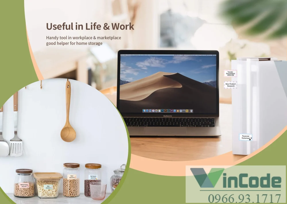 Máy in tem nhãn di động HPRT