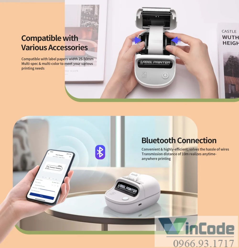 Kết nối và thiết lập máy in HPRT