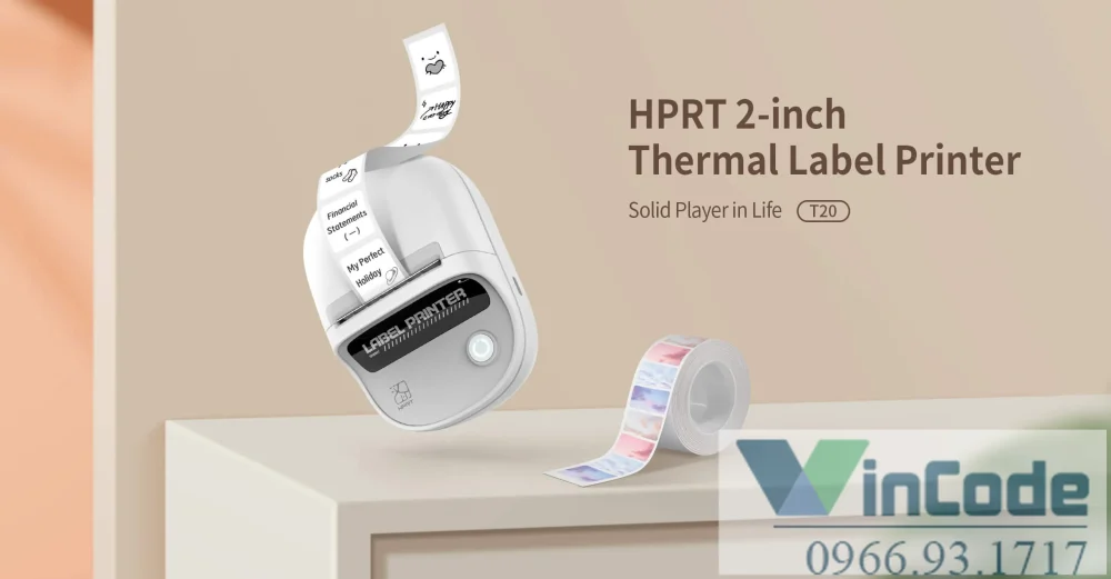 Máy in tem nhãn nhiệt HPRT 2-inch