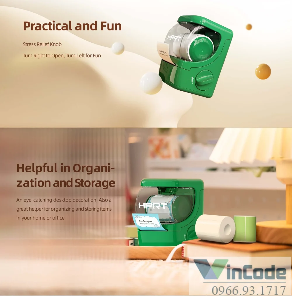 Thiết kế nhỏ gọn dễ dàng di động