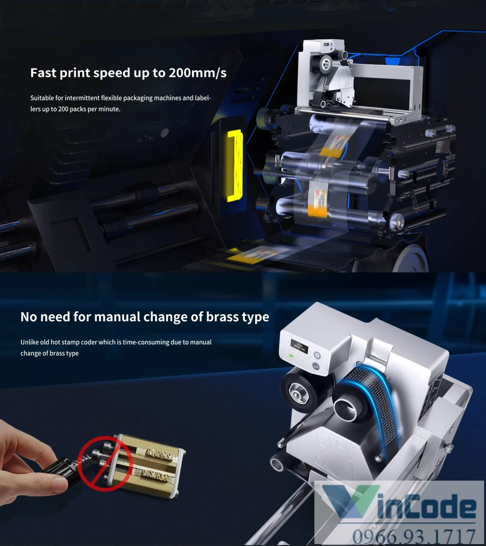 Tốc Độ In Nhanh của Máy In Mã Ngày