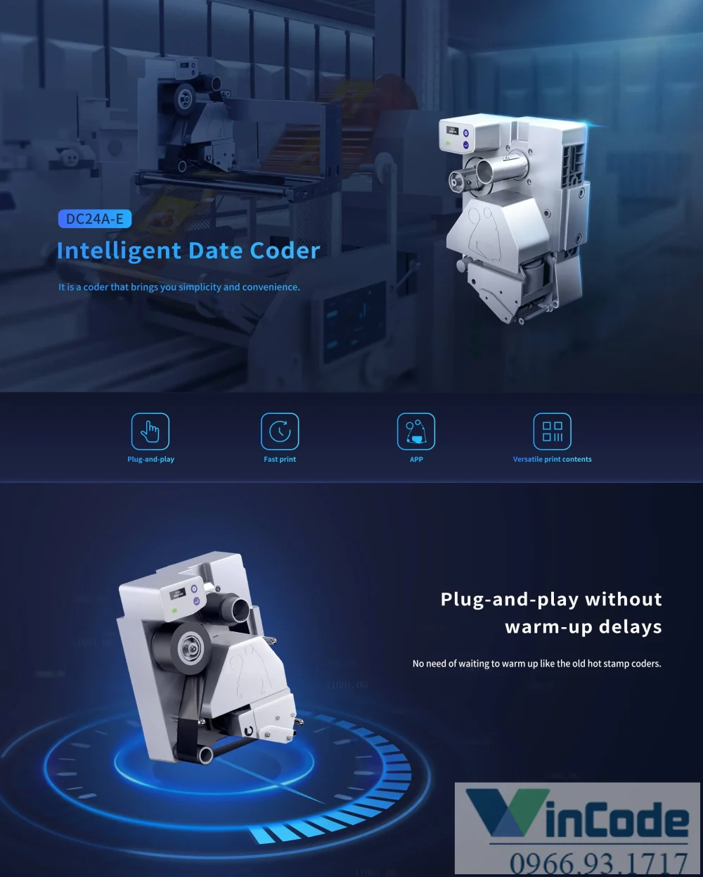 Máy In Mã Ngày Thông Minh