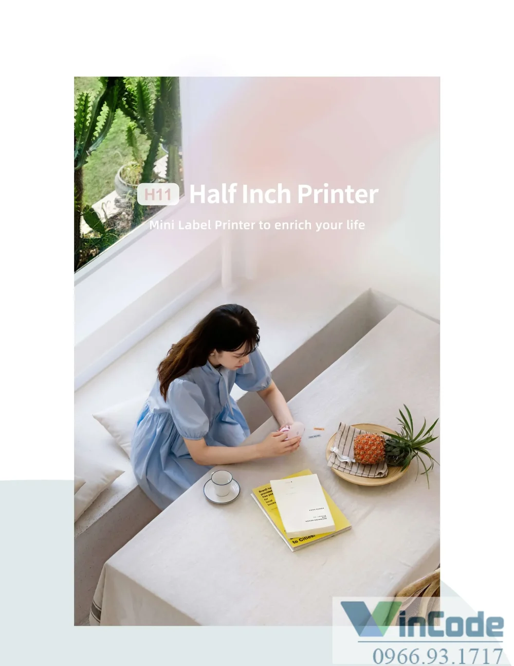 Máy in nhãn mini