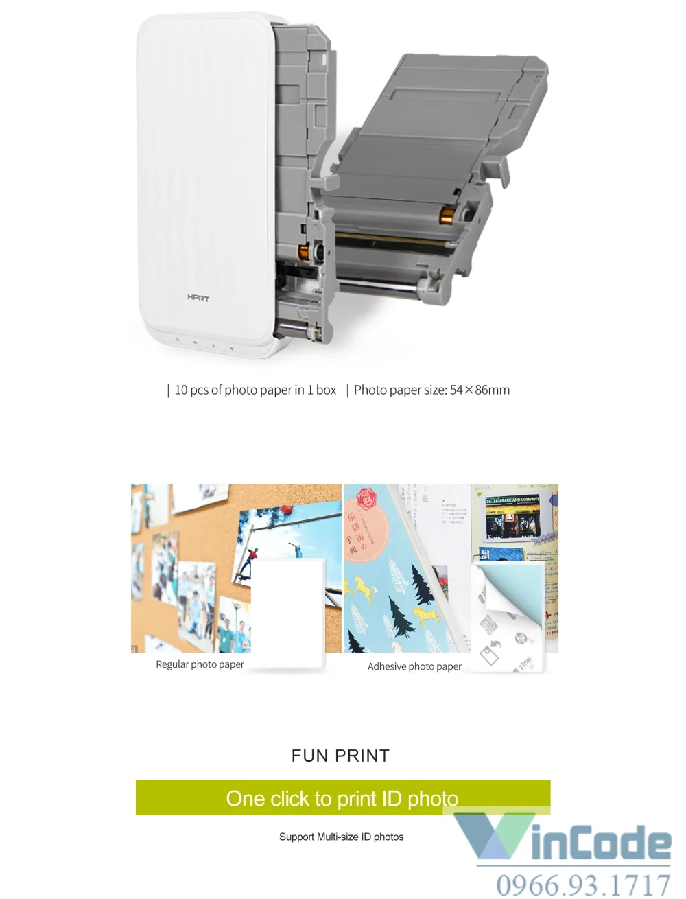 In ảnh mini qua Bluetooth tiện ích