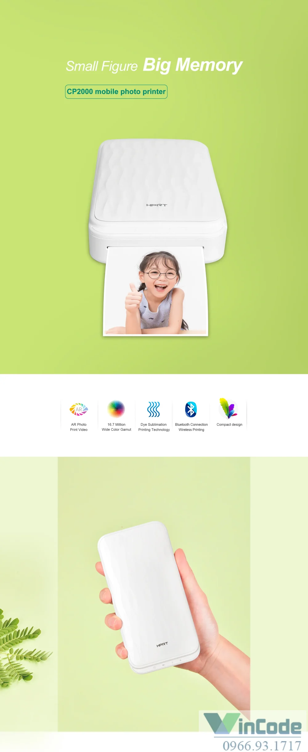 Máy in ảnh mini CP2000