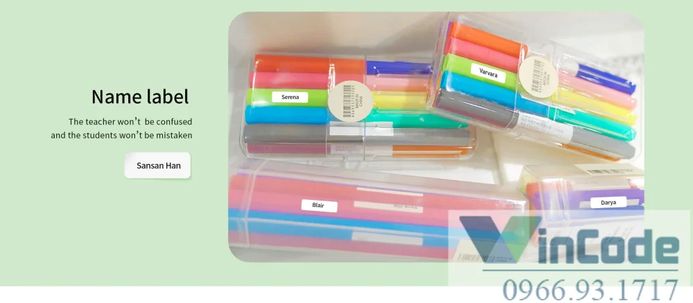 Tem nhãn đẹp mắt