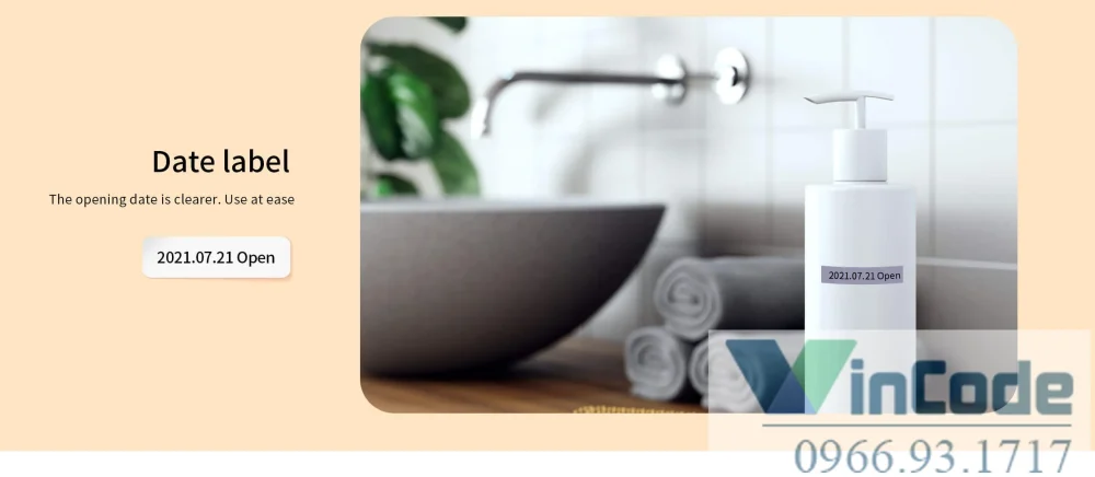 Ứng dụng máy in tem nhãn di động