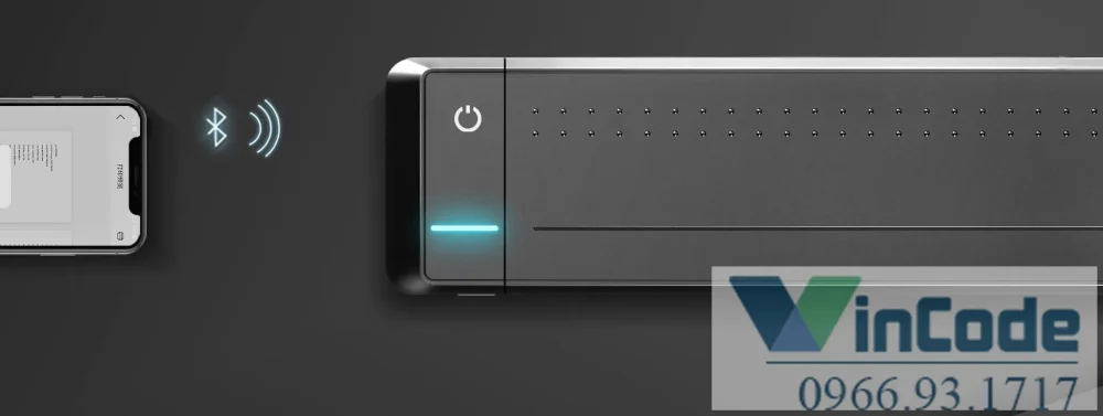 Máy in di động thiết kế nhỏ gọn