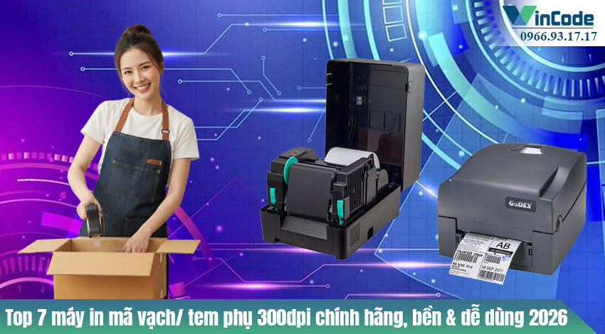 Tổng quan về máy in mã vạch/tem phụ 300dpi và xu hướng thị trường năm 2026