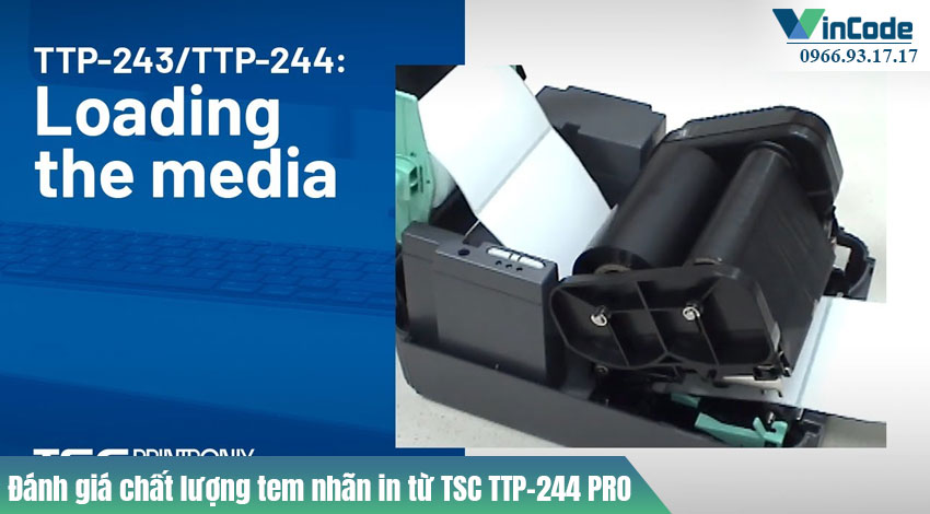 Đánh giá chất lượng tem nhãn in từ TSC TTP-244 PRO