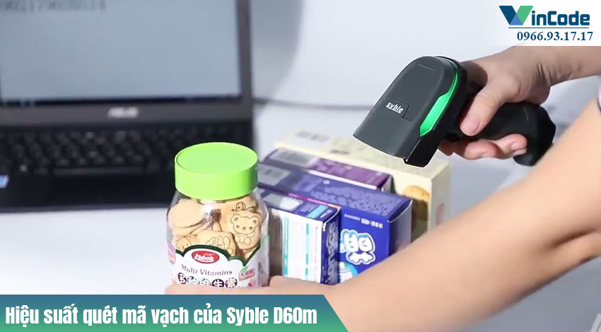 Hiệu suất quét mã vạch của Syble D60m