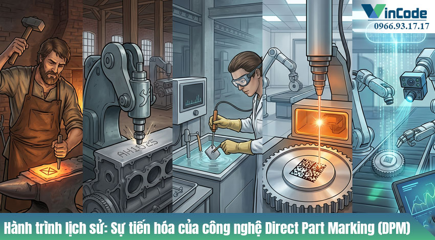 Hành trình lịch sử: Sự tiến hóa của công nghệ Direct Part Marking (DPM)