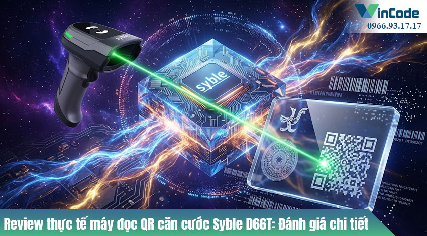 Review thực tế máy đọc QR căn cước Syble D66T – Toàn diện, chuyên sâu và khách quan