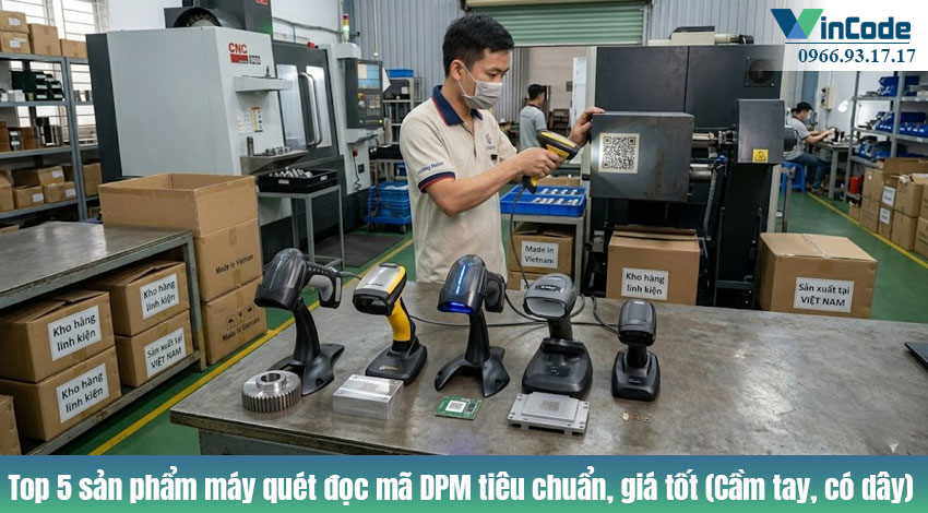 Top 5 sản phẩm Máy quét mã vạch DPM dòng tiêu chuẩn, giá tốt (Cầm tay, có dây)