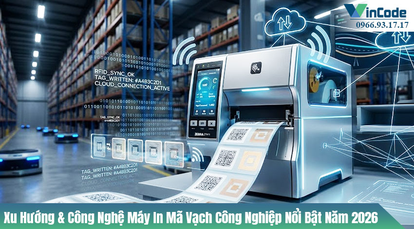 Xu Hướng & Công Nghệ Máy In Mã Vạch Công Nghiệp Nổi Bật Năm 2026