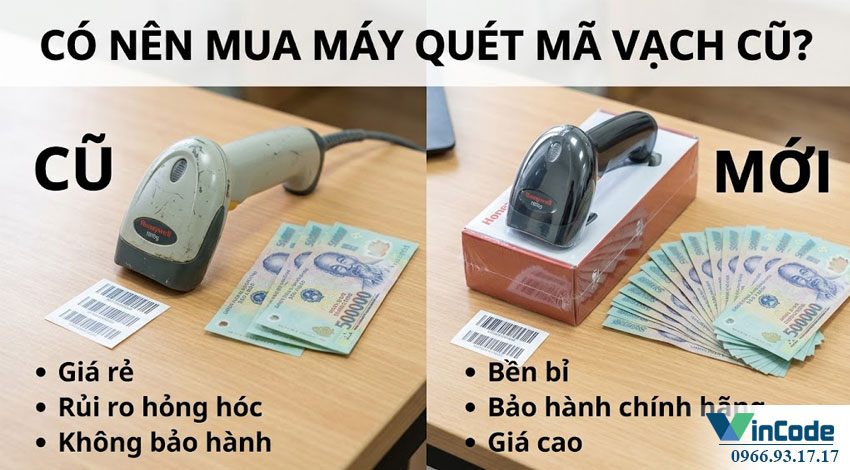 Có nên mua máy quét mã vạch cũ