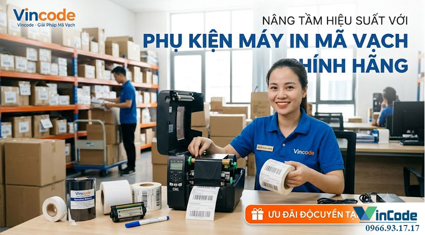 Linh kiện máy POS và phụ kiện máy in mã vạch chính hãng