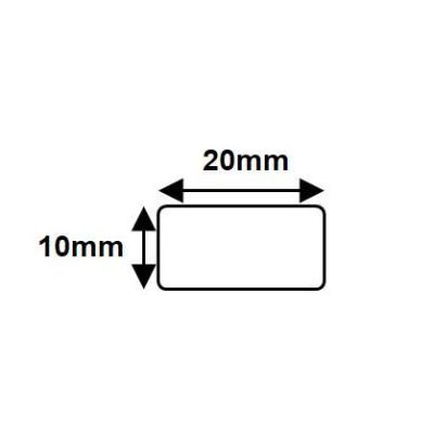 Decal PVC Kích Thước 20x10mm (Cuộn 50m) - Tem Nhãn Siêu Bền Tại Vincode